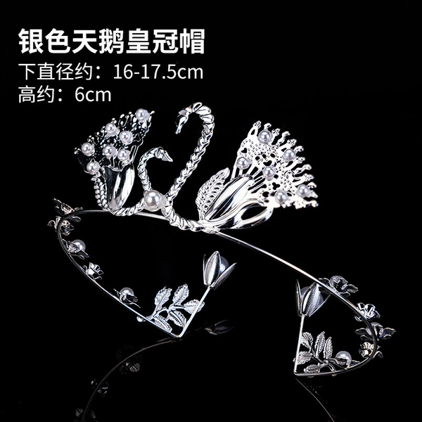Silver Swan Crown Hat