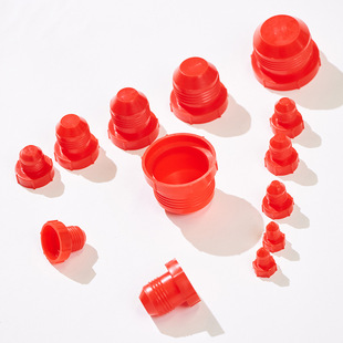 American-Made Jic Threaded Caps for Protecting Cylinder Threads, Pipe Thread Hole Caps, Threaded Pipe Caps, and Thread Plugs for Sealing
