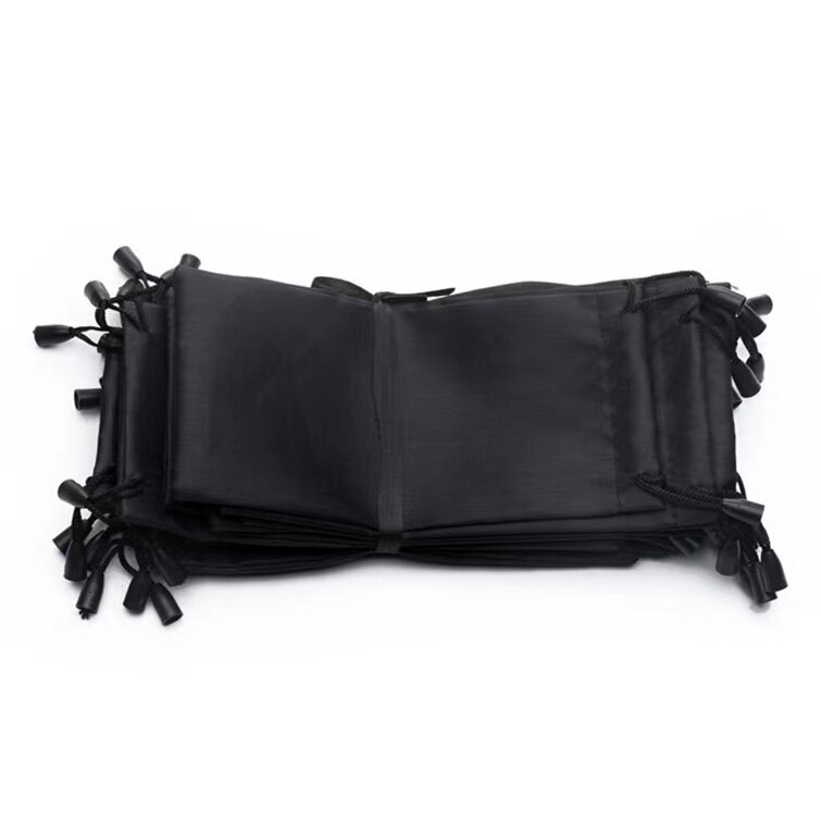 Black thickened storage glasses bag drawstring glasses bag soft portable dust bag jewelry bag sunglasses glasses bag