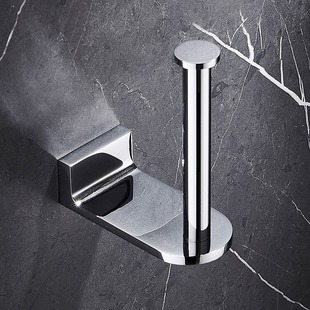 Light Luxury Creative All Copper Vertical Tissue Holder Toilet Spare Roll Holder Hotel Bathroom Wall Hanging Roll Toilet Paper