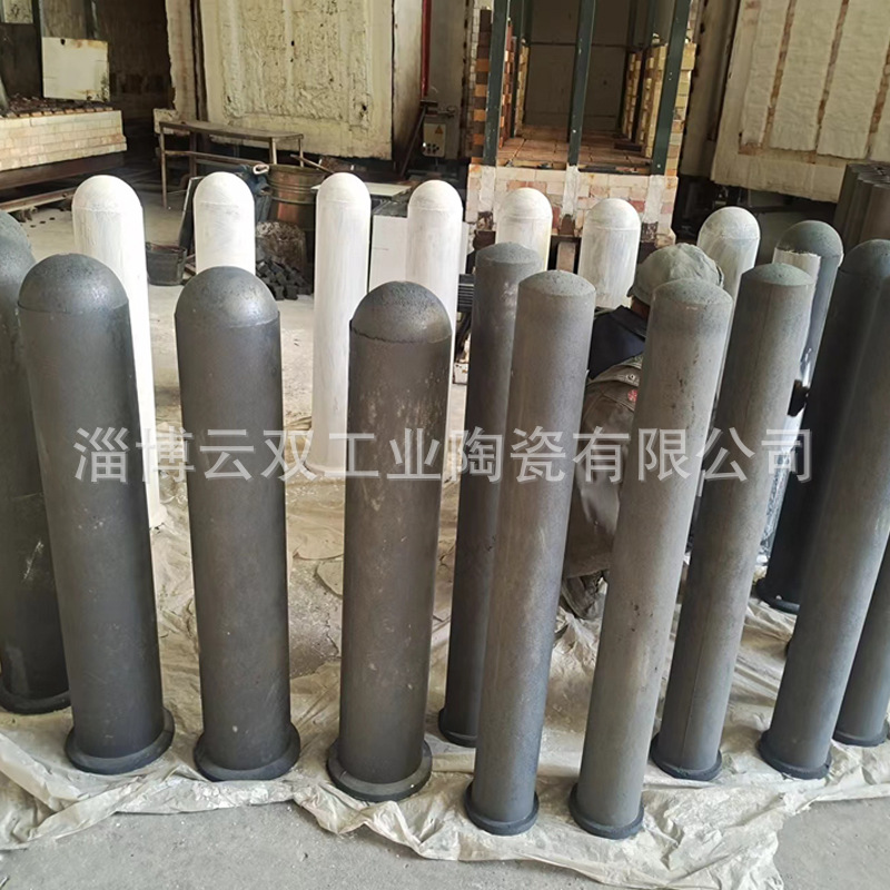 耐高温高硬度碳化硅陶瓷保护管 碳化硅炉管  碳化硅换热管