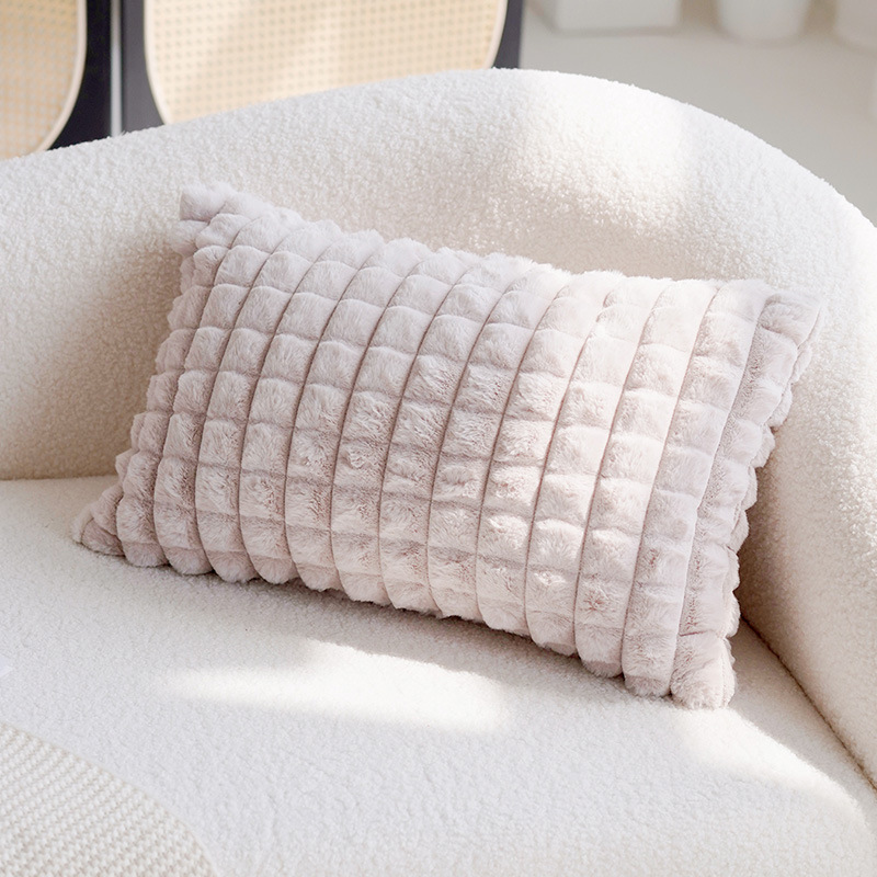 Cojín de estilo francés retro floral funda de almohada moderna simple blanco y negro almohada americana sala de estar sofá cojín estilo Chanel image 10