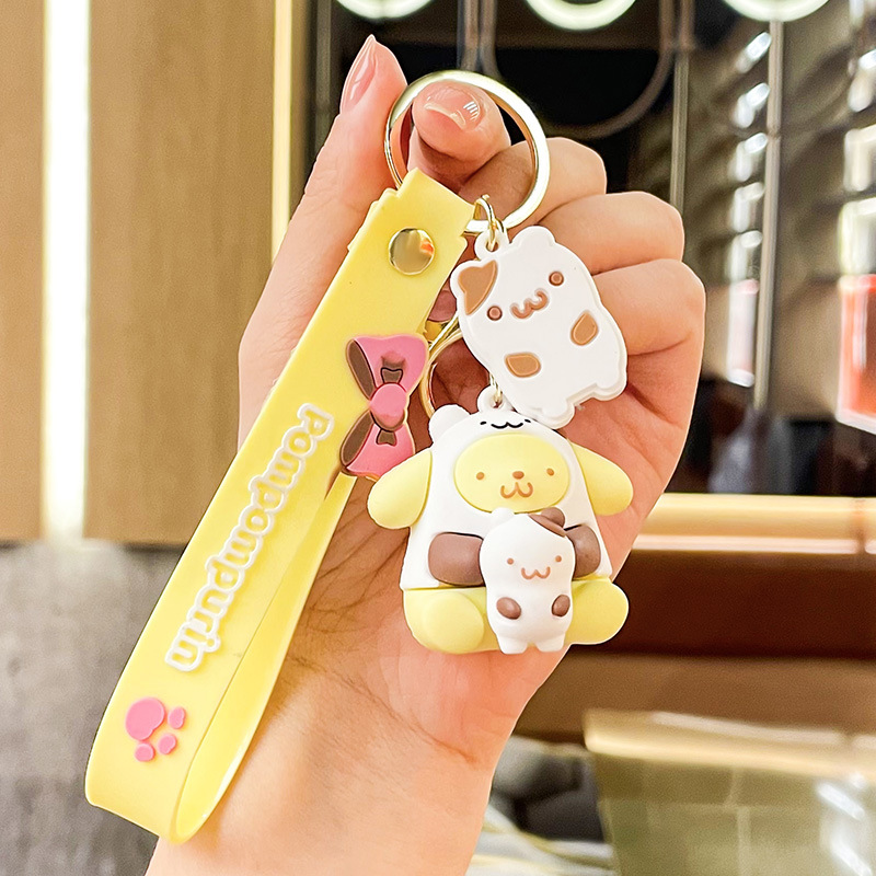 Llavero Creativo de Sanrio con Perro de Orejas Grandes, Cinnamoroll, Colgante para Bolso, Adorno, Pequeño Regalo al por Mayor de Yiwu