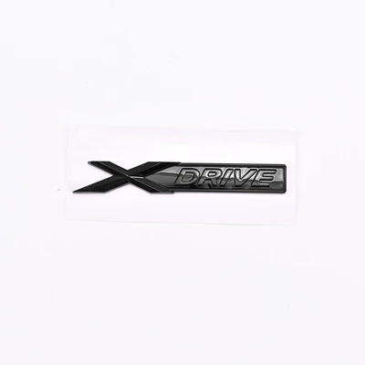 Bmw Xdrive Logo, Rear Emblem, Four-Wheel: Body sticker - x-drive-old-style-capital-letters-bright-black