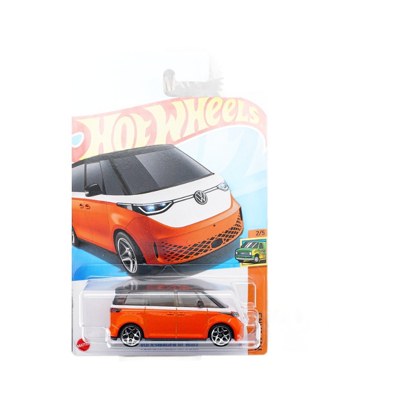 (2개) 뜨거운 바퀴 PUKA C4982 뜨거운 작은 럭셔리카 로고 2024L 폭스 바겐 BMW 아우디 합금 자동차 모델 어린이 장난감