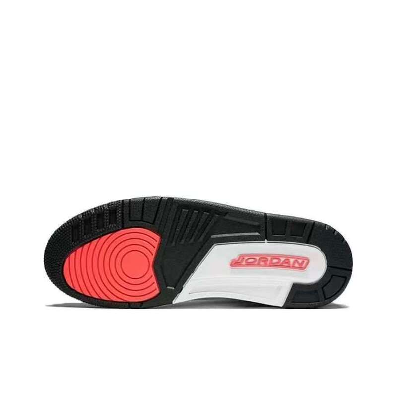 新しい AJ3 ホワイト赤外線バーストパターンバスケットボールシューズレトロ男性と女性のカップルの靴 136064-123|undefined