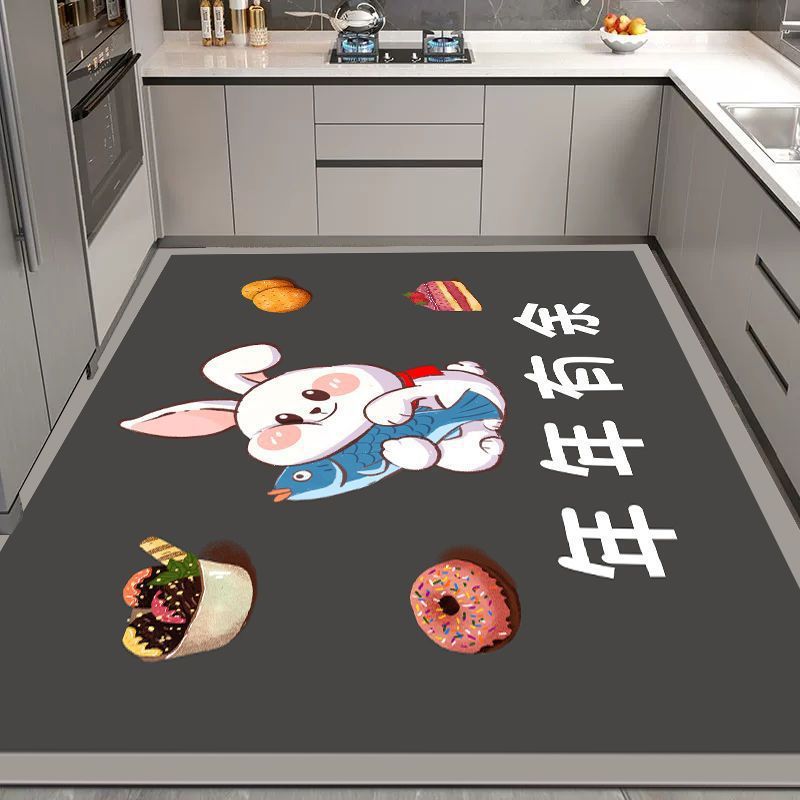 硅藻泥-卡通年年有余