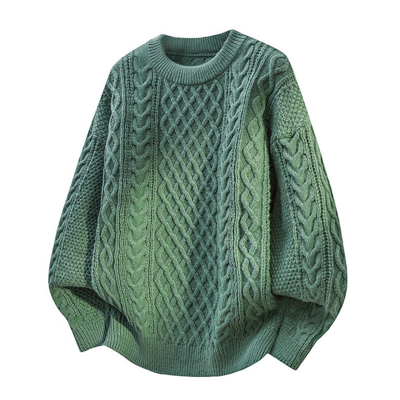 Explosiones transfronterizas de tamaño europeo de gran tamaño de cuello alto este año de vida suéter de Navidad rojo para hombres fábrica de camisetas de punto al por mayor