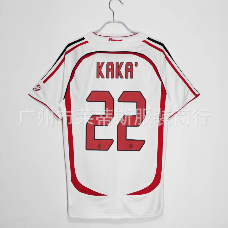 thumbnail for 0607AC Milan Main away retro jersey kakanesta maltini inzagi Pirlo football uniform