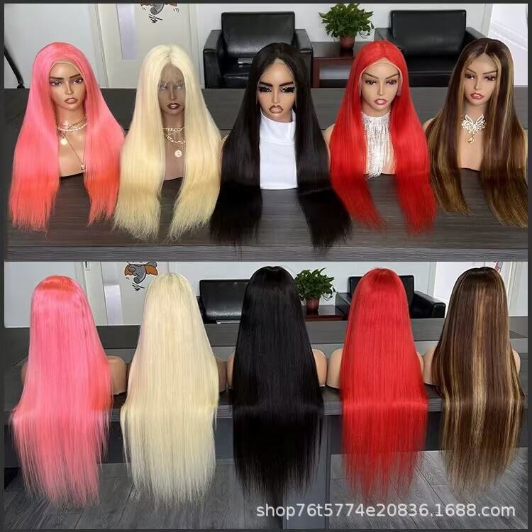 Factory Wholesale Black Wigs, European and American Products Exclusively for E-Commerce, Fast Shipping, Low Prices, Welcome to Inquire 13*4Lace