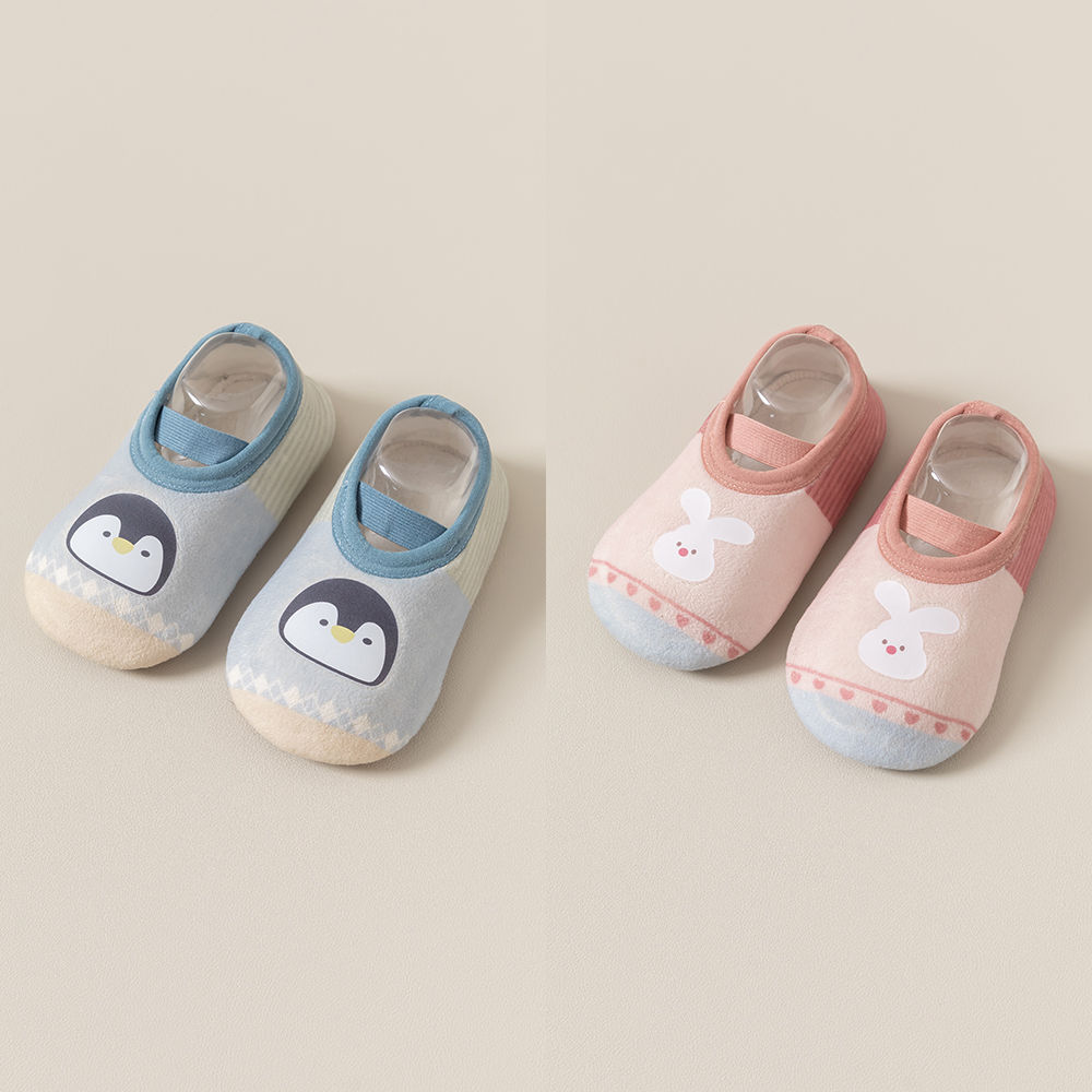 317 # Two pairs (yellow blue + pink rabbit) / 6-10 months xs size is suitable for feet within 12cm