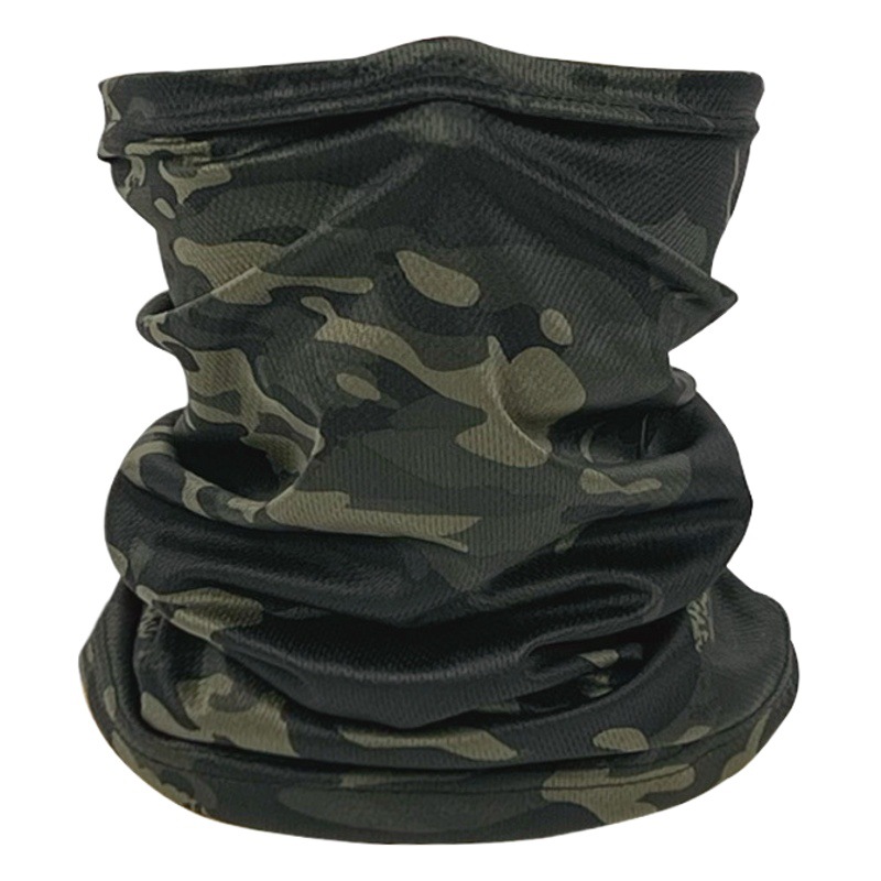 Máscara de ciclismo, pañuelo para el cuello con protección solar, sombrero de ala redonda para exteriores, sombrero de pescador transpirable para montañismo, camping y pesca.