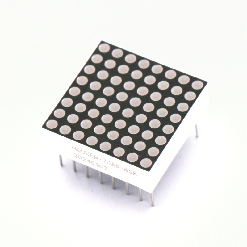 LEDドットマトリックス F28*8 赤色光 共通陰陽 7088ドットマトリックス HOUKEM-7088-BSR|undefined