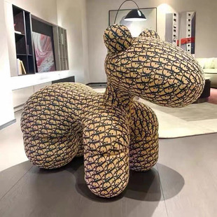 Internet Celebrity Pony Chair Animal-Shaped Sitting Stool Living Room Sofa Floor Decoration Ornaments High-End Housewarming Gift