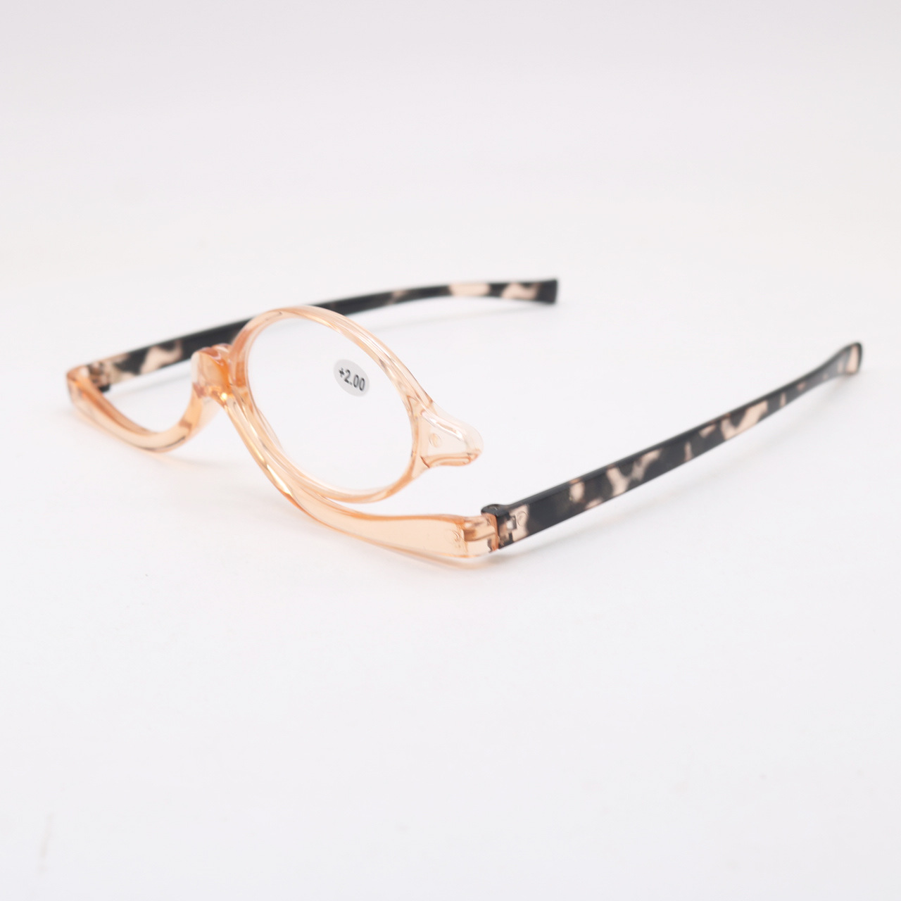 Single oval + leopard print legs + tea frame