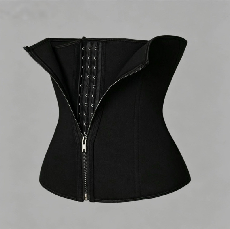 Cross-border zippered waist trainer for women, fitness yoga waist belt, sweat-inducing waist-shaping and tummy-tightening sports waist belt Cross-border zippered waist trainer for women, fitness yoga waist belt, sweat-inducing waist-shaping and tummy-tightening sports waist belt