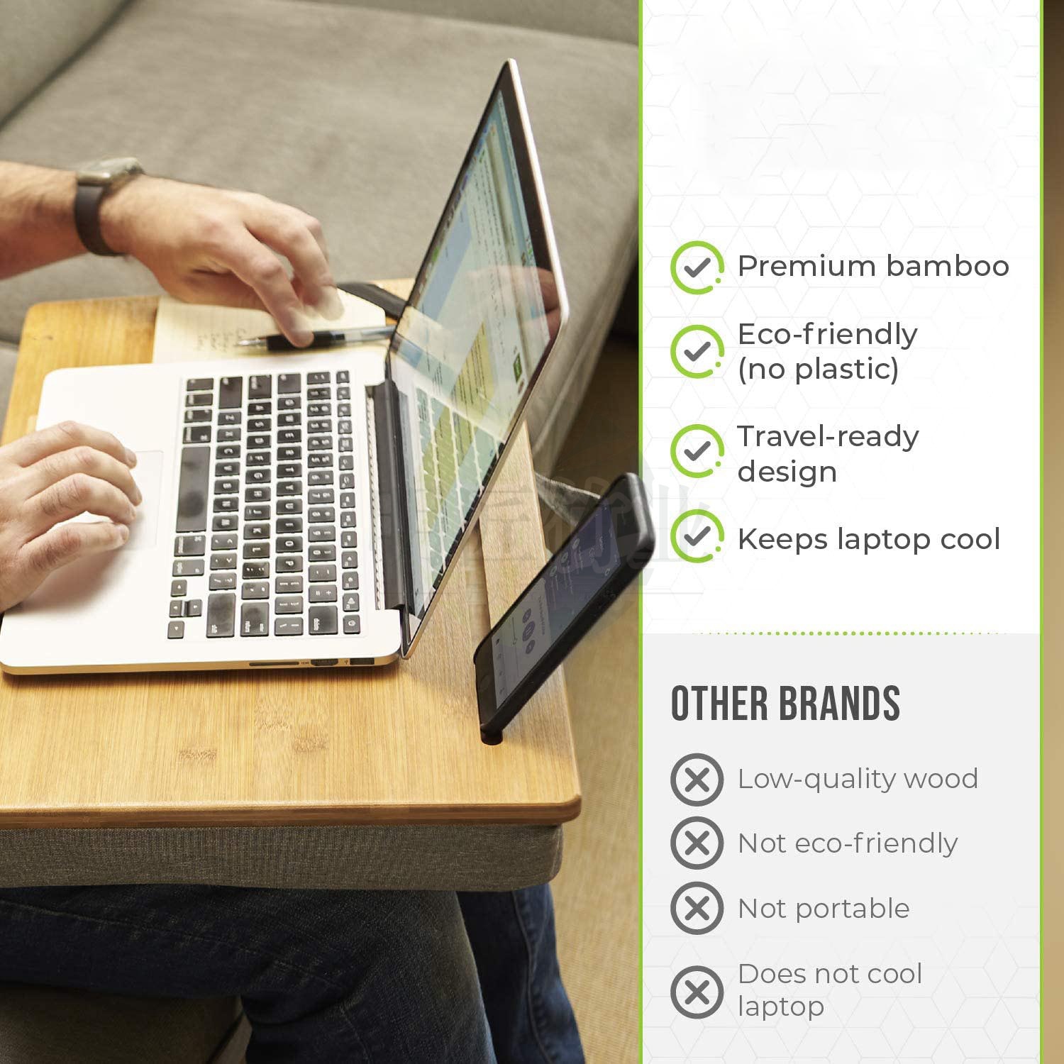 Lap Desk for Laptop with Cushi