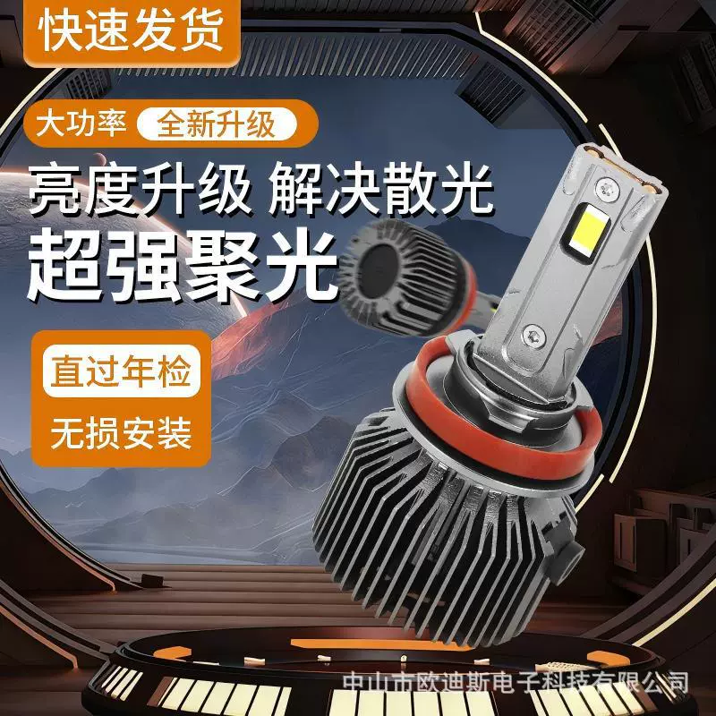 Copper LED bulb, headlights, 2025 years, high power