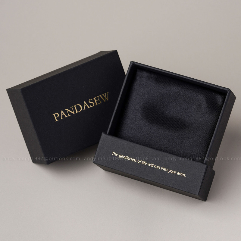 向阳花开xPandasew印制 logo抽拉盒项链戒指吊坠收纳盒珠宝首饰盒|undefined