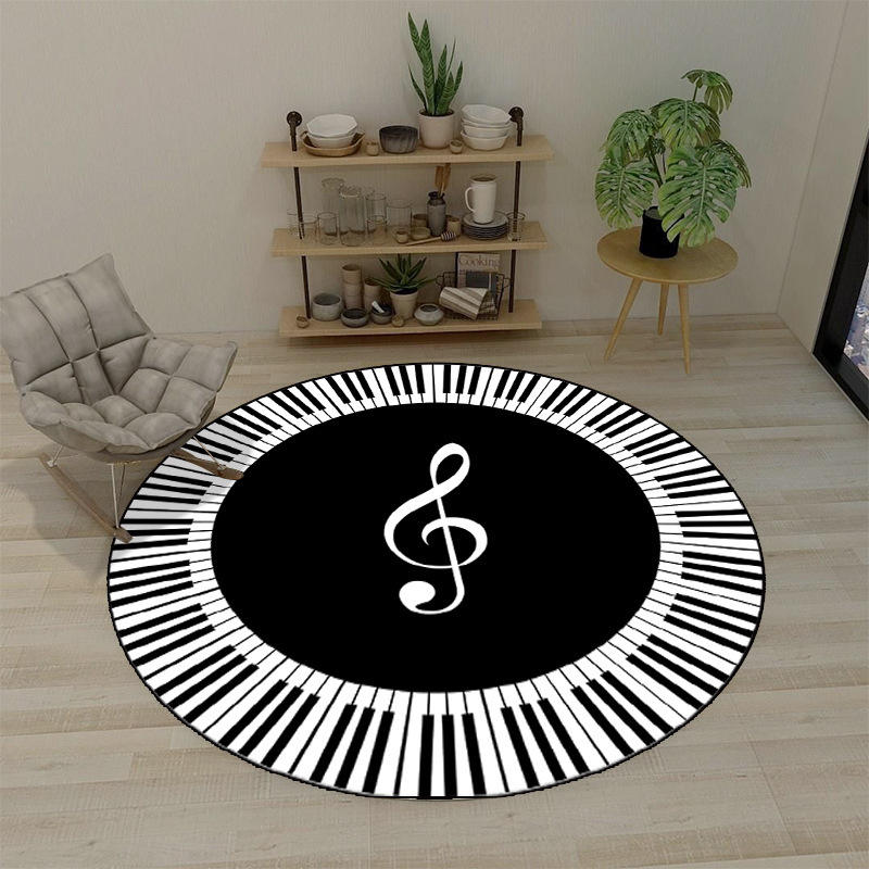 Cross-Border Drum Set Carpet Sofa Coffee Table Carpet Round Balcony Hanging Basket Chair Foot Pad Study Computer Chair Floor Mat