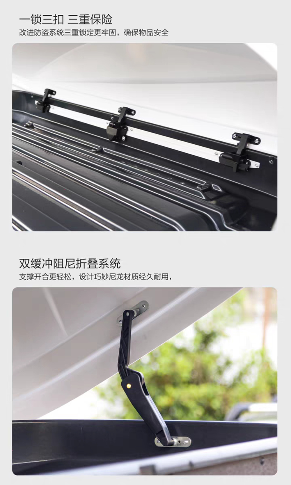 Cross-Border Supply of Roof Luggage Wholesale Roof Box Car Travel Modified Roof Hard Box Storage Box School Bag