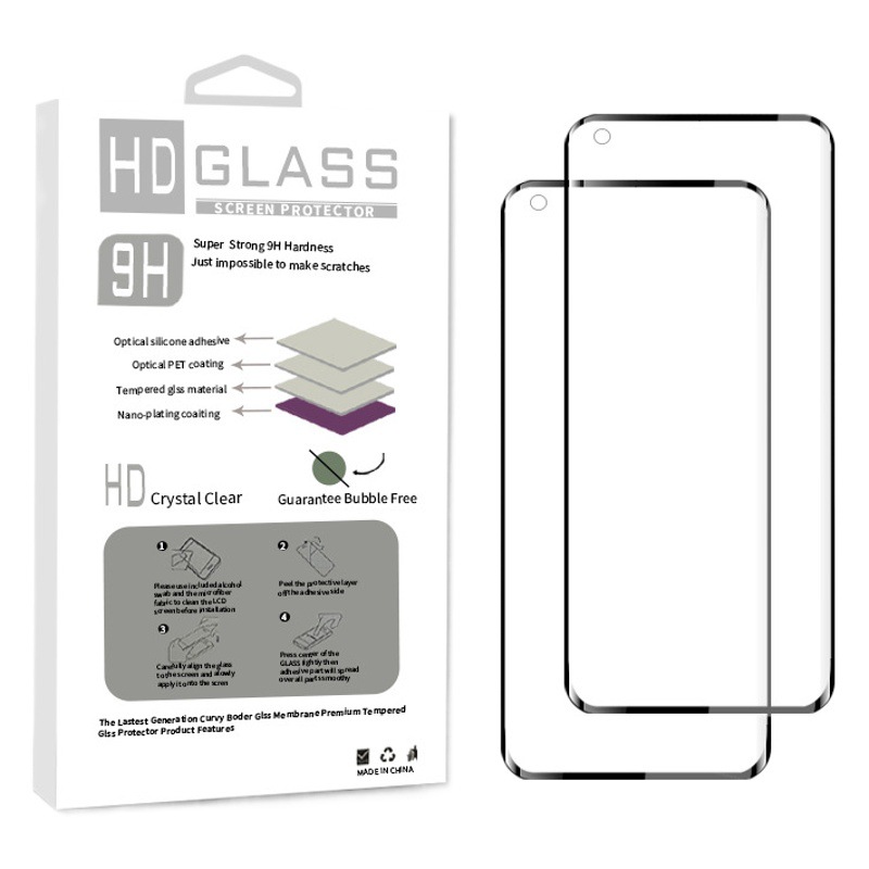 Adecuado para Xiaomi 10 Película templada 10pro película para teléfono móvil 3D superficie curva Pantalla Completa HD película para teléfono móvil Xiaomi 10s película templada