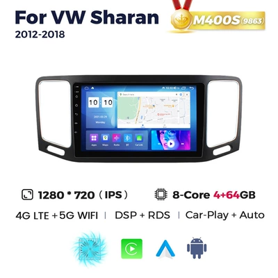 Sharan 2012-2018 Volkswagen | DVD Navigation - m400s-464-octave-core-4g-version-9863