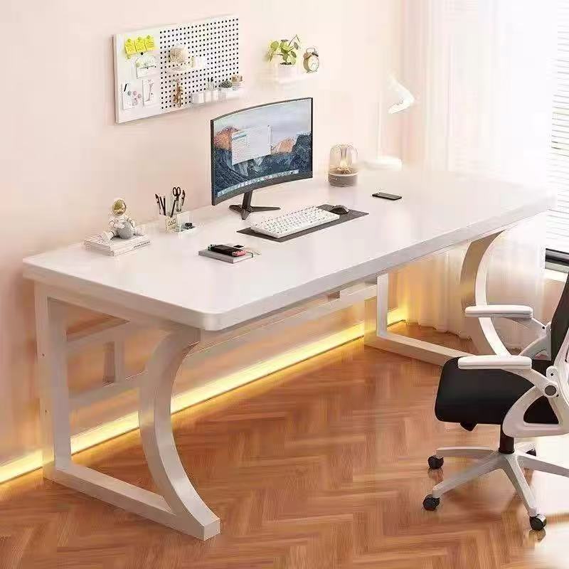 Solid Wood Computer Desk, Desktop Office Desk, Long Table, Simple Student Study Desk, Home Bedroom Gaming Desk, Workbench