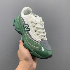 莆田靴クロスボーダー高品質 NB 1000 ロートップレトロスポーツシューズ白と緑の男性と女性のロートップカジュアルランニングシューズ