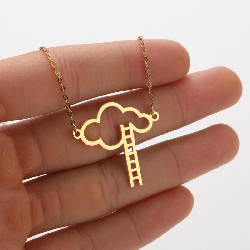 1 Piece Fashion Clouds Stainless Steel Hollow Out Necklace_colorza_5