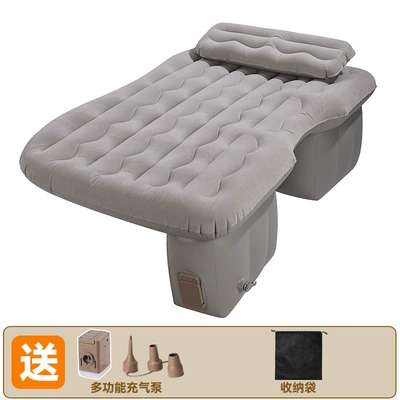 Sleeping Mat, Vehicle-mounted inflatable bed - automatic-inflatable-suction-camping-light-grey
