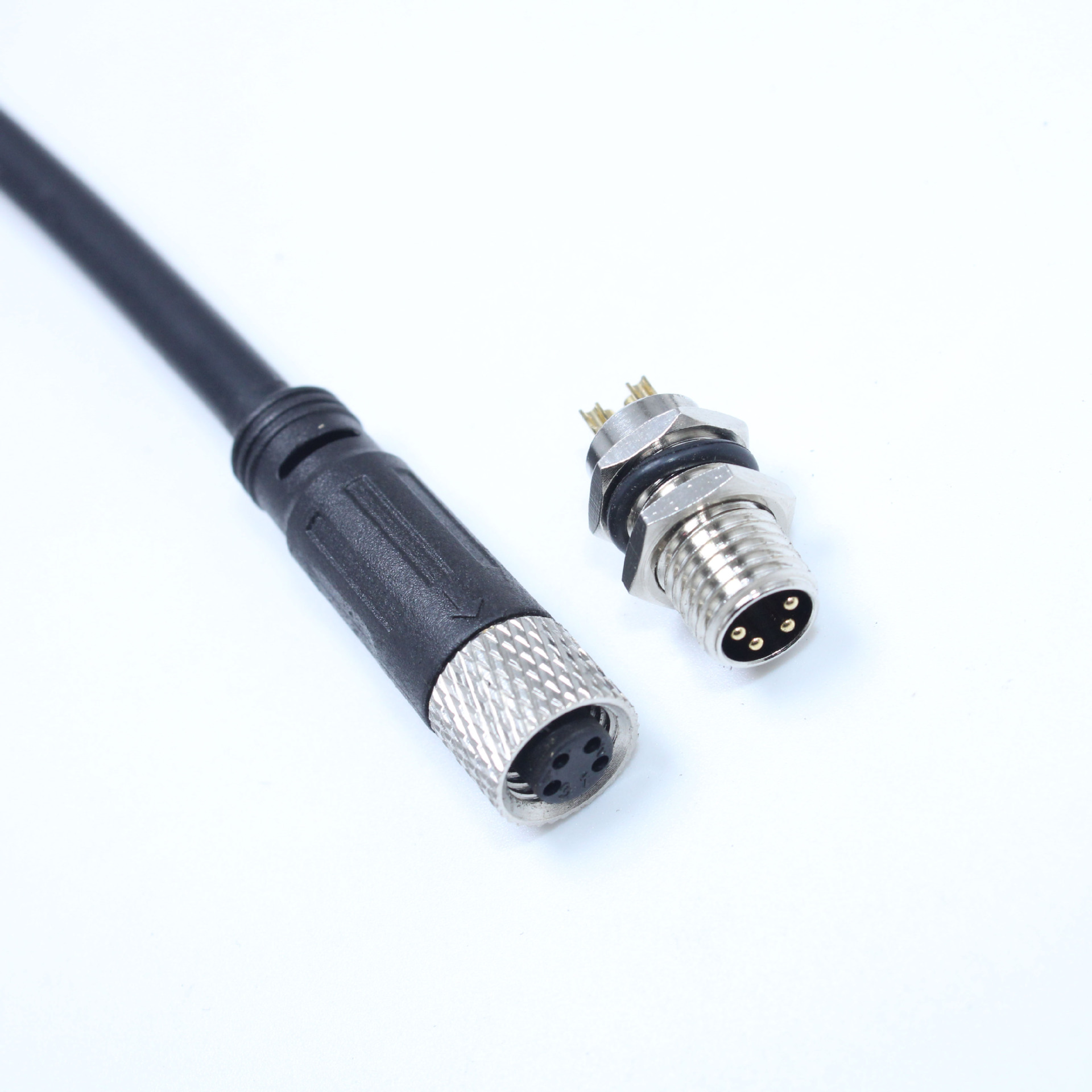 M8 female connector cable 2 meters 3 core 4P automotive sensor…