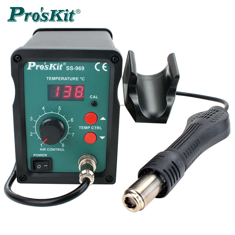 台湾正品宝工SS-969H 柔风型SMD热风拆焊台 热风枪 数显风枪