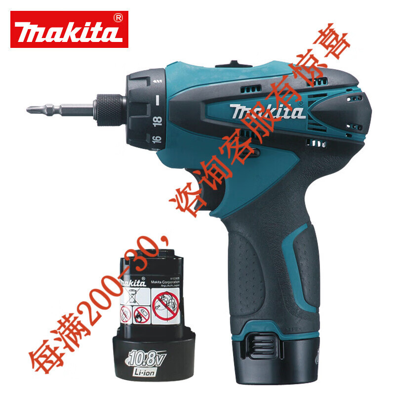 10.8V destornillador eléctrico de carga de litio de牧田牧田 herramientas eléctricas sin etapa de cambio de velocidad hacia adelante y hacia atrás