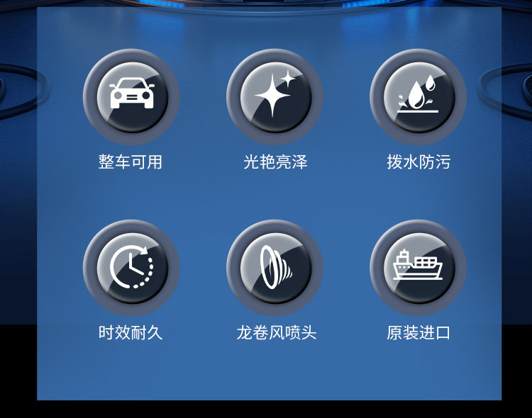 General agent SOFT99 tornado whole car coating agent car clothing care agent plated crystal light drive water rain enemy car wax