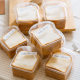 Transparent Toast Packaging Box Sliced Bread Meal Bag Puff Croissant Disposable Baking West Point Box Commercial