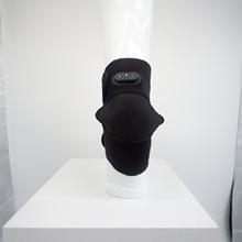 新款肩膝两用USB充电式热敷护肩护膝弹力加压热敷震动按摩护具