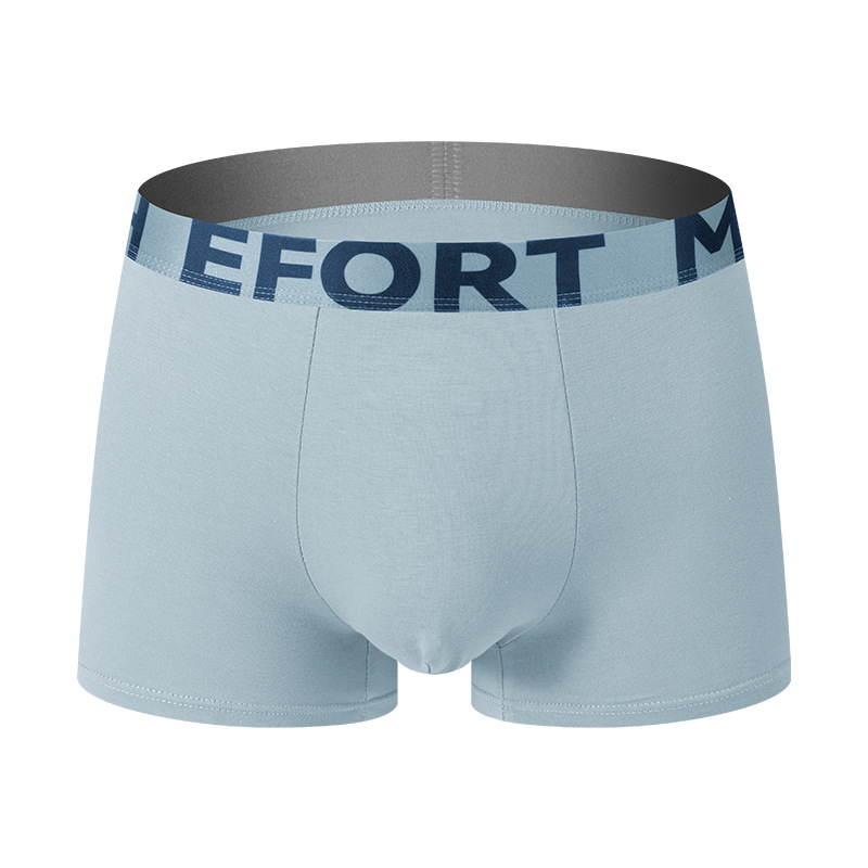 Ropa interior de hombre de algodón puro 7A Bóxer de entrepierna inferior de cordyceps antibacteriano para niños Pantalones bóxer de cintura media cómodos y transpirables para hombres lote