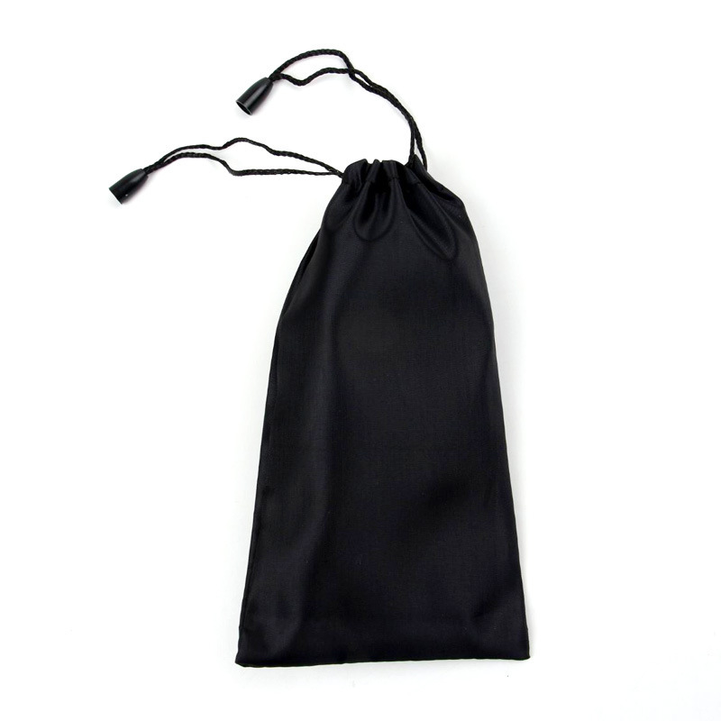 Glasses Bag Black Fiber Drawstring Bundle Ordinary Common Style Sunglasses Buggy Bag Glasses Soft Dustproof Bag display picture 3