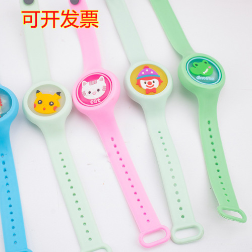 Mosquito Repellent Bracelet Wholesale Children's Toy with Light Summer Anti-mosquito Flashing Mosquito Repellent Buckle Luminous Rotating Mosquito Repellent Watch