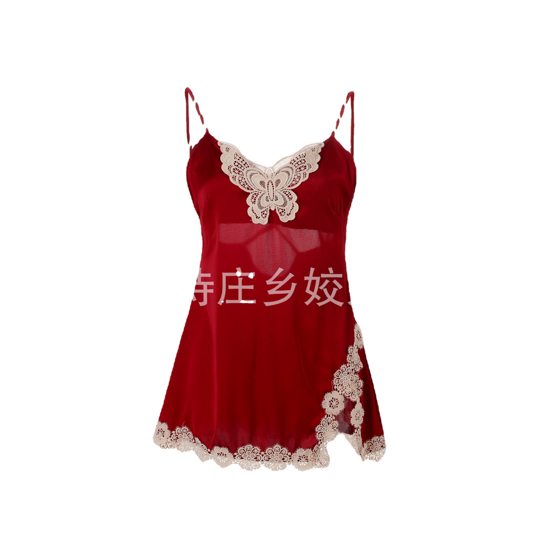 Sexy пижамный комплект из сатина с кружевами, плюс‑size, европейский стиль, открытая спина, бюстье