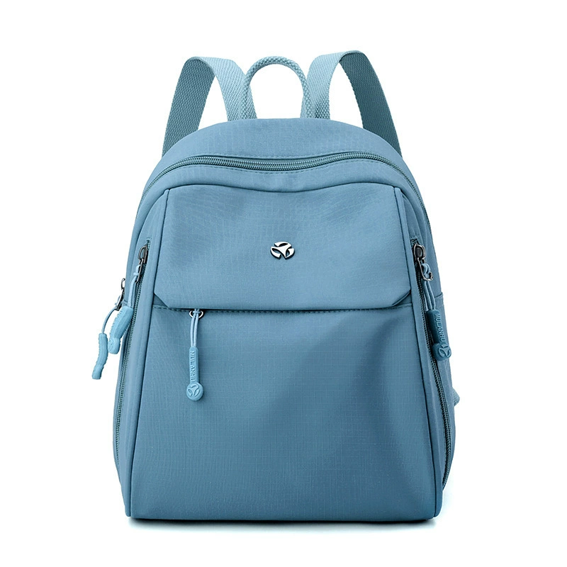 Backpack, nylon water‑repellent, capacious leisure daypack, multiple colors