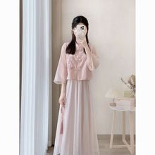 新中式国风2025夏季新款设计感修身温柔淑女气质上衣半身裙两件套