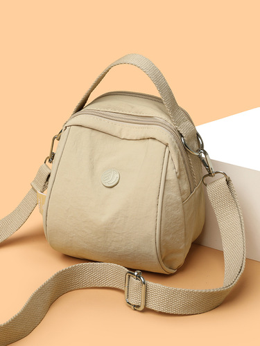 Cross-border new 2026 casual shell bag, single-shoulder portable oblique span small bag, large-capacity water-proof simple nylon cloth bag