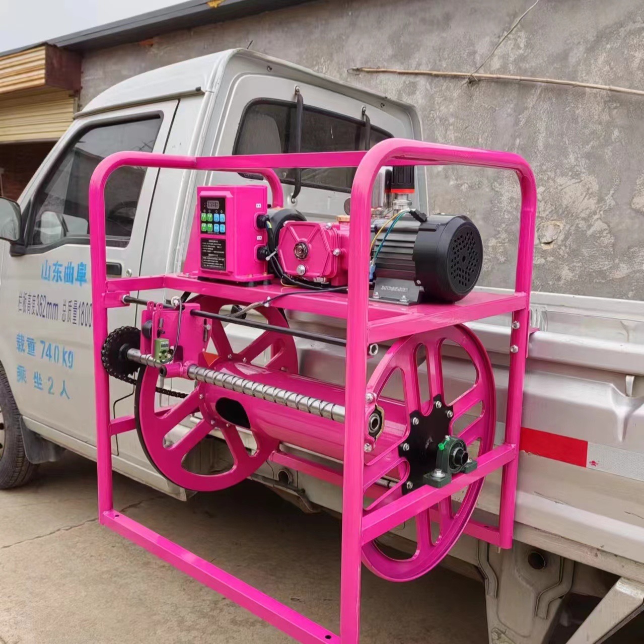 批发新款精德48V60V电动打药机 三轮车悬挂式喷雾器 高压果园打药