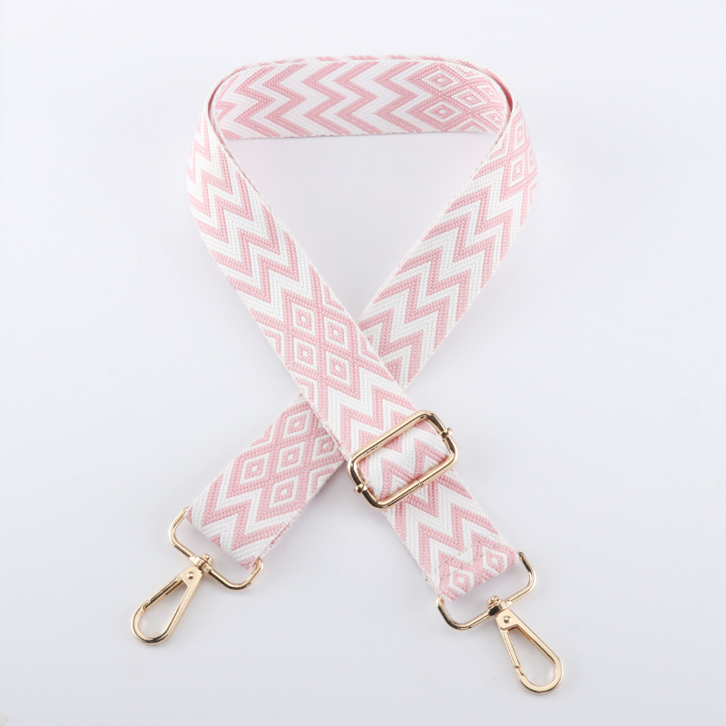 Polyester Geometric Bag Strap display picture 5