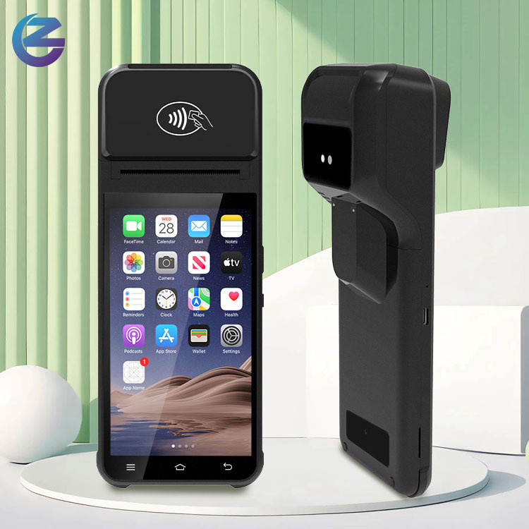 移动触摸收银机商用 智能手持收银机便携打印小票点餐扫码一体E18