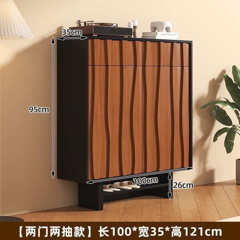 中古法式侘寂入户鞋柜进门门口过道现代简约玄关储物柜儿童|undefined