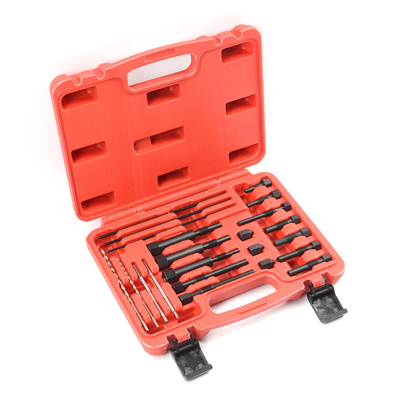 22 unids conjunto coche precalentamiento enchufe hilo herramienta de reparación traje coche roto pre-calor enchufe electrodo sacar herramienta