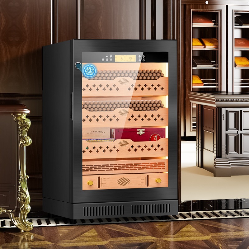 Qie Long CL-46C German constant temperature and humidity cigar cabinet, imported compressor, large-capacity home use